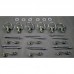 Dzus Bodywork Fastener Kit - Rivet Style (Package of 6)